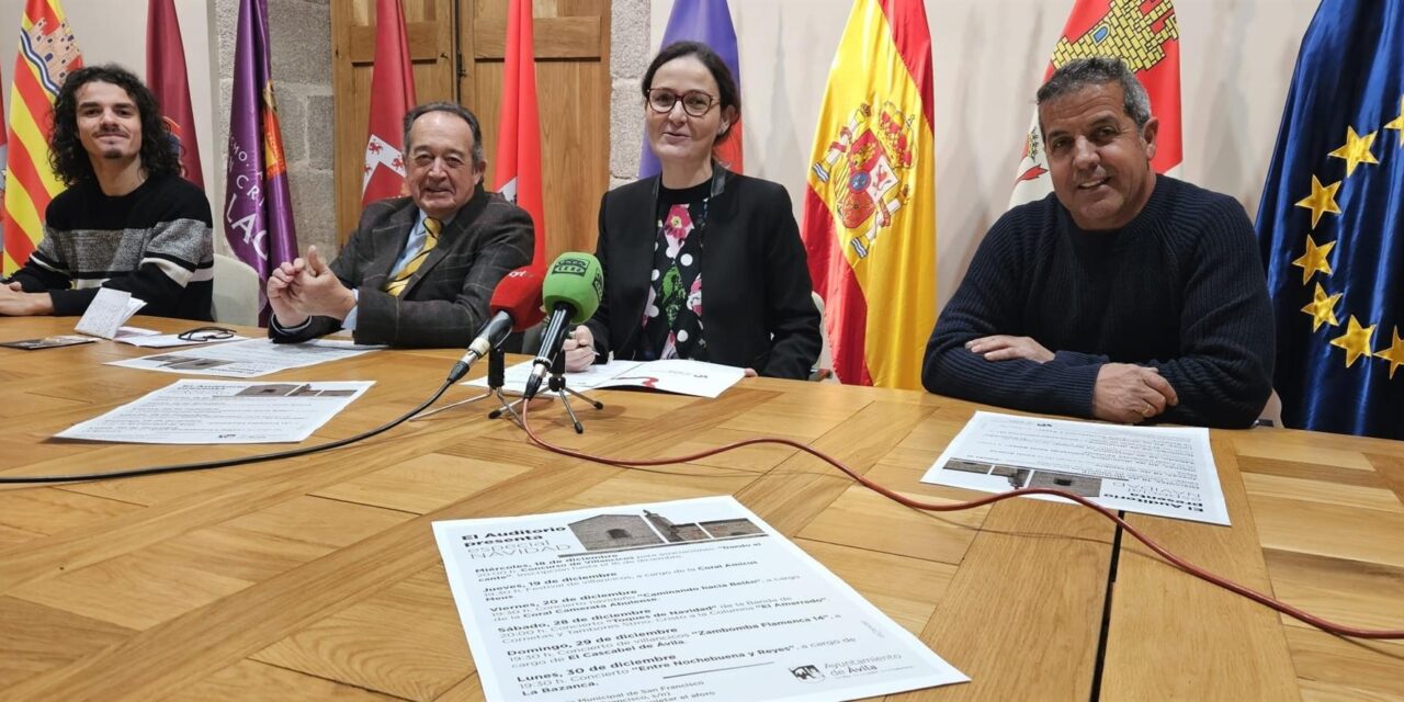 Flamenco y folklore resuenan en los conciertos navideños organizados por el Ayuntamiento de Ávila