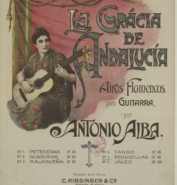 Antonio Alba, promotor de la música flamenca en el Chile de principios del siglo XX