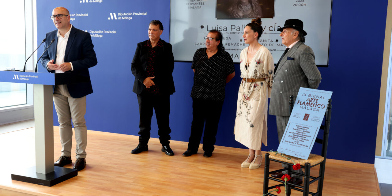 Luisa Palicio inaugura la IX Bienal de Arte Flamenco de Málaga con ‘La maharaní’