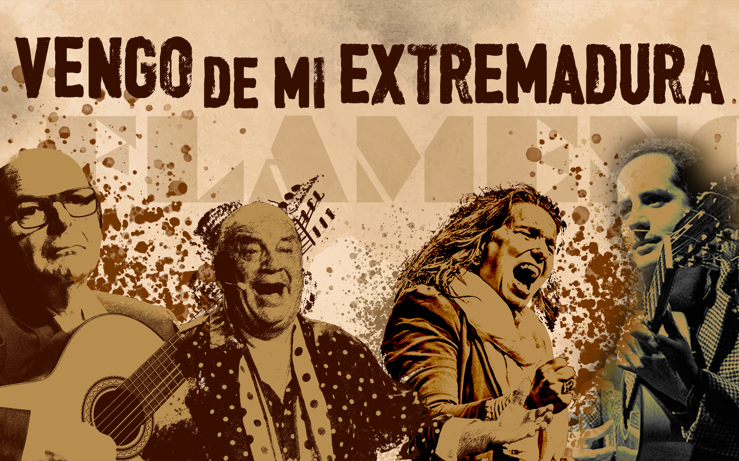 VENGO DE MI EXTREMADURA-cartel-Cromatika