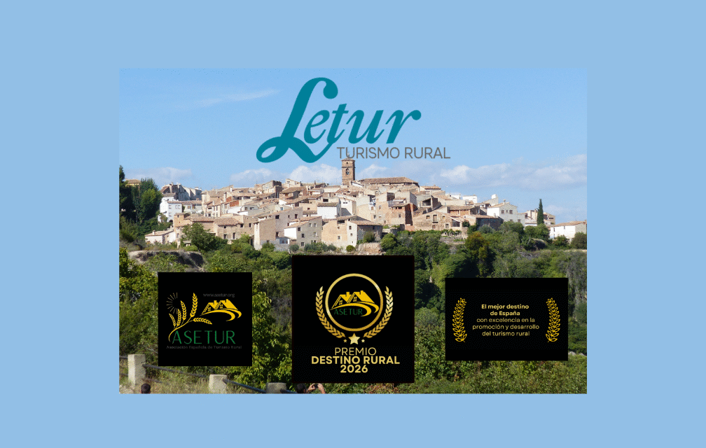 Letur, elegido “Destino Rural 2026” por ASETUR
